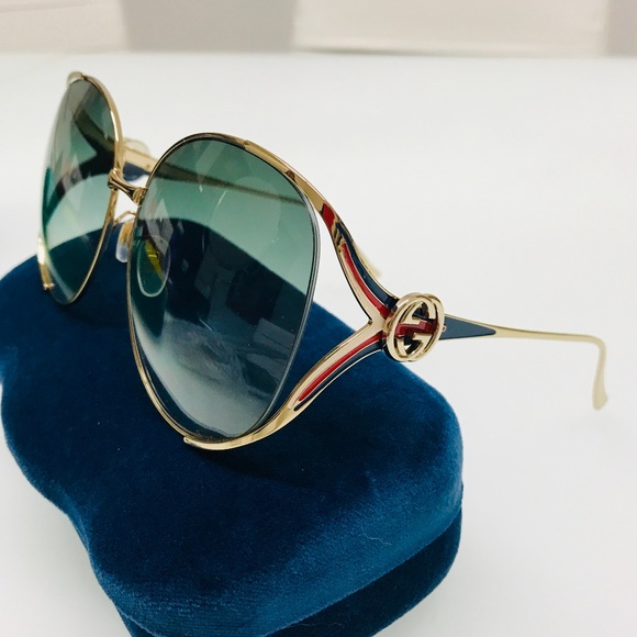 gucci 63mm oversized sunglasses